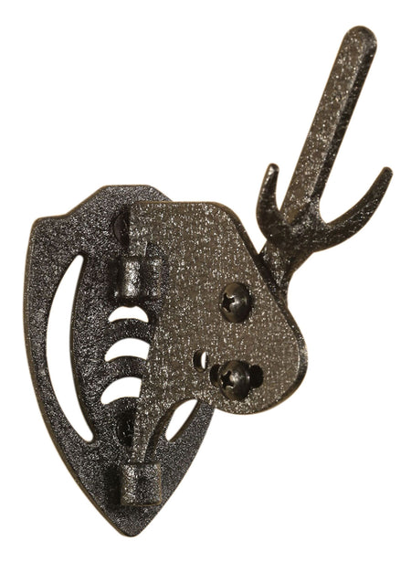 Skullhooker Mini Hooker Small/Mid-Size Game European Trophy Mount Graphite Black Steel
