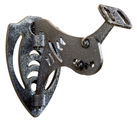 Skullhooker Bone Bracket Small/Mid-Size Game Skull Plate Trophy Wall Mount Black Steel