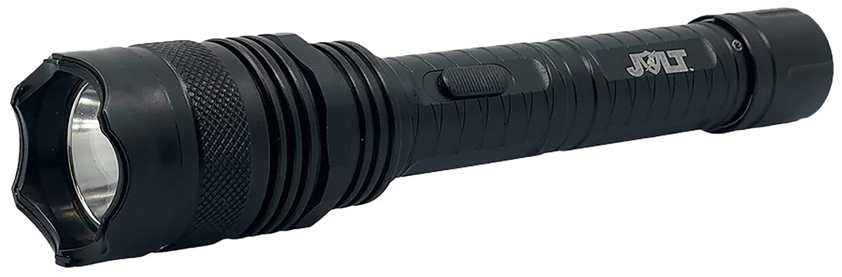 Mace Flash Stun Gun Black Aluminum with Multi-Mode LED and Carry Strap