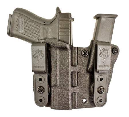 DeSantis Hidden Truth AIWB Appendix Holster Black Kydex Belt Clip for Glock 43/43X Right Hand