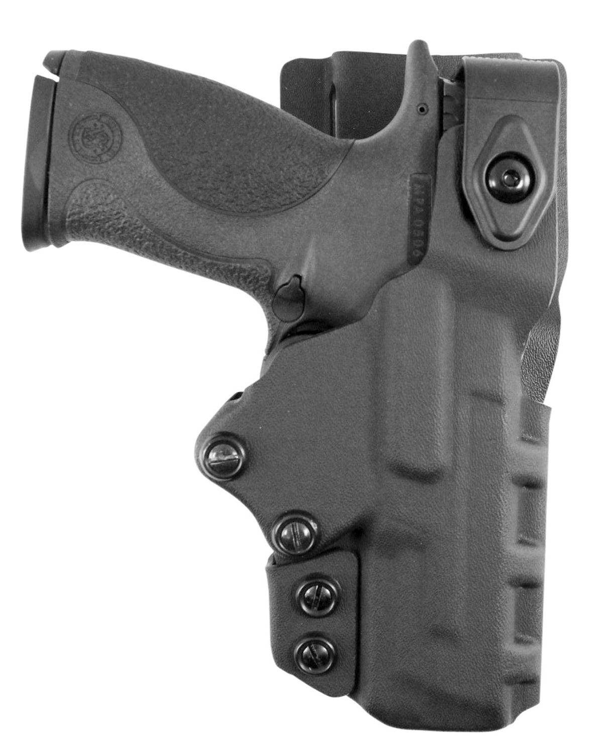 DeSantis Gunhide 182KAB2Z0 Just Cause 2.0 Kydex IWB Safety Holster Black Fits Glock 17/19/22/23 Right Hand