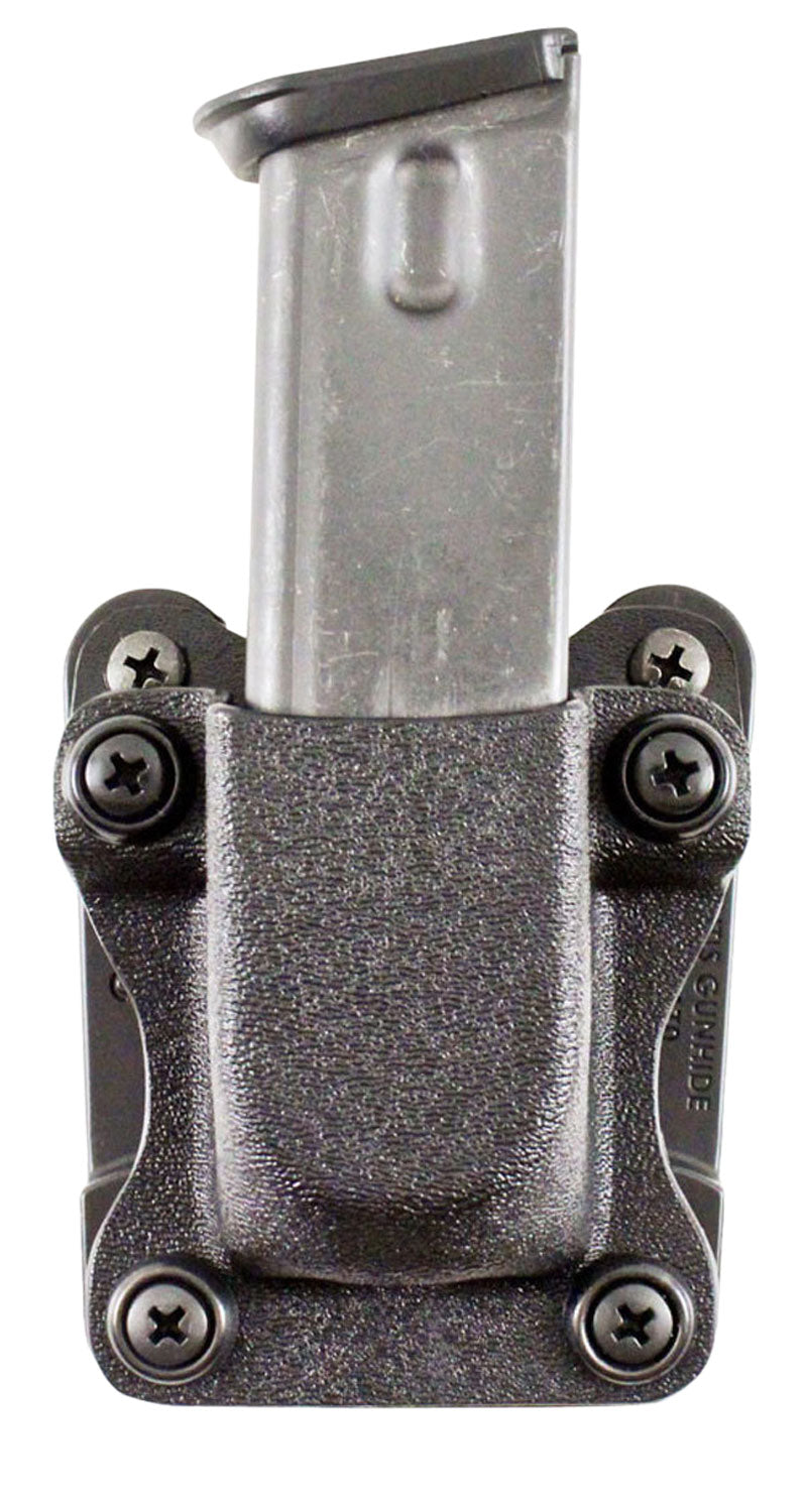 DeSantis Gunhide A86KJKKZ0 Quantico Single Mag Pouch OWB Black Kydex Belt Clip Sig P365 Ambidextrous