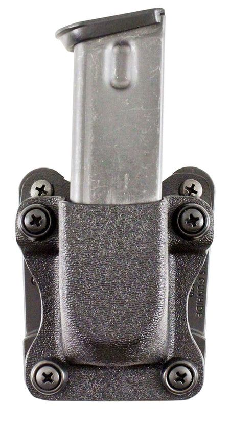 DeSantis Gunhide A86KJKKZ0 Quantico Single Mag Pouch OWB Black Kydex Belt Clip Sig P365 Ambidextrous