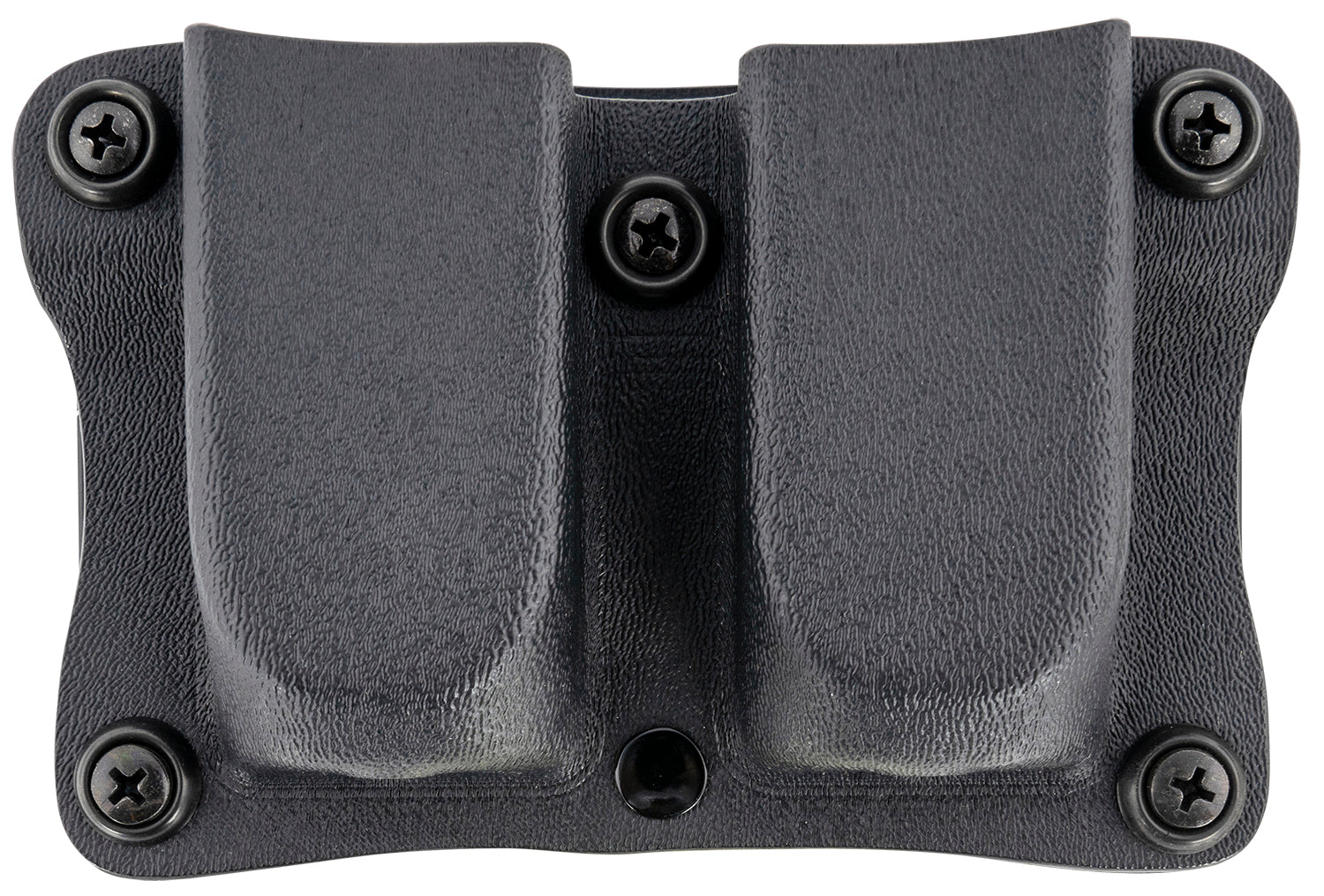 DeSantis Gunhide A87KJJJZ0 Quantico Double Mag Pouch OWB Black Kydex Belt Clip Glock 17 19 Ambidextrous