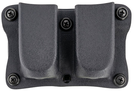 DeSantis Gunhide A87KJJJZ0 Quantico Double Mag Pouch OWB Black Kydex Belt Clip Glock 17 19 Ambidextrous
