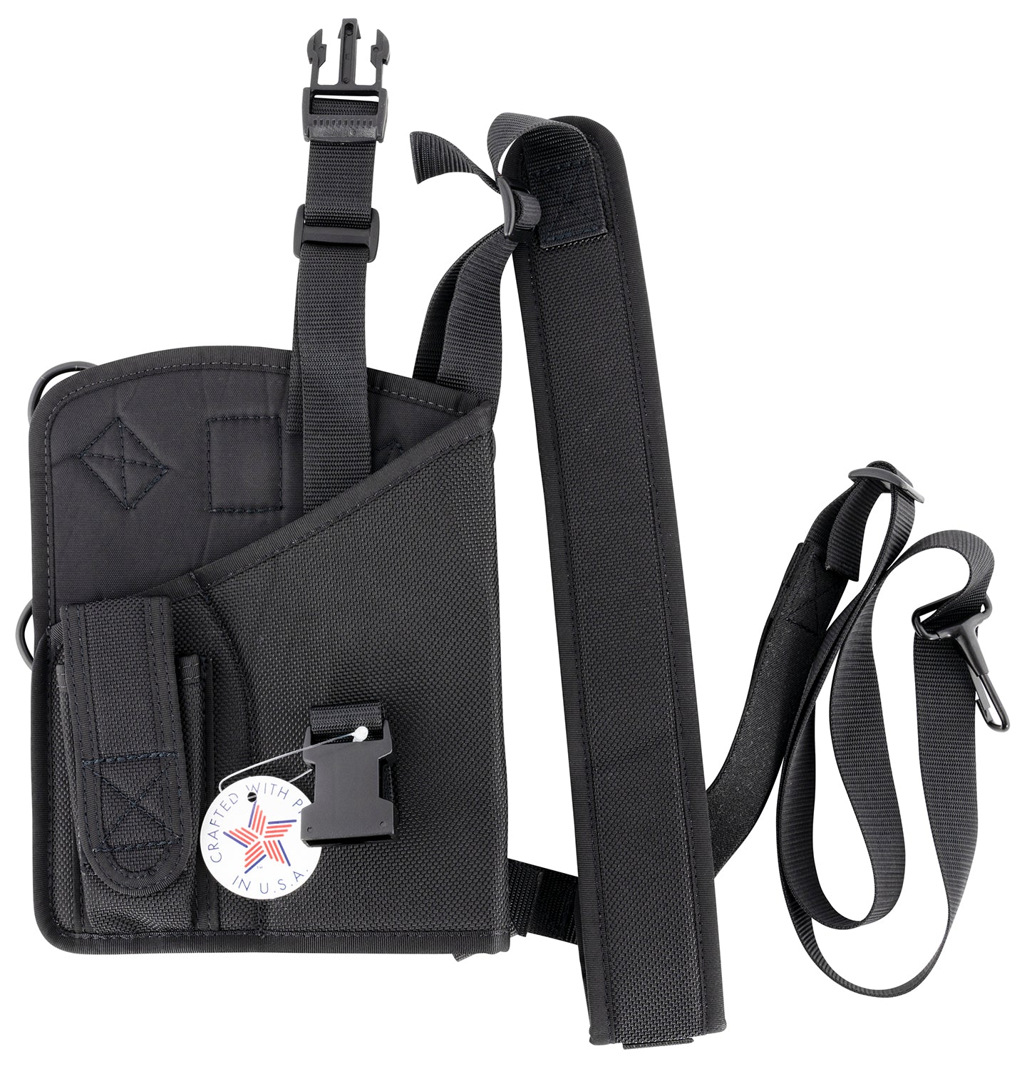 DeSantis Gunhide M72BALAZ0 Yukon Hunting Rig Nylon Shoulder Holster Fits 1911 Colt Govt Right Hand