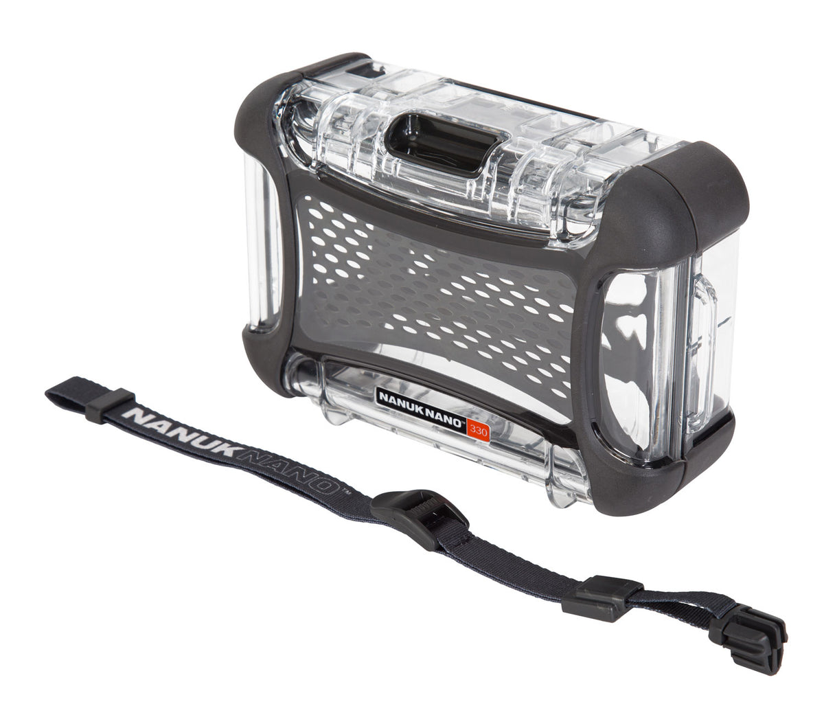 Nanuk Nano 330 Clear Polycarbonate Hard Case with PowerClaw Latches and Carry Strap