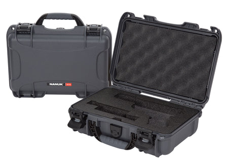 Nanuk 909GLOCK7 909 Graphite Resin Glock-Compatible Pistol Case w/ Closed-Cell Foam