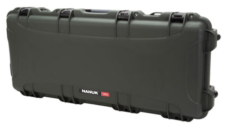 Nanuk 985 Takedown Case Olive Resin with Lockable Latches for Rifles