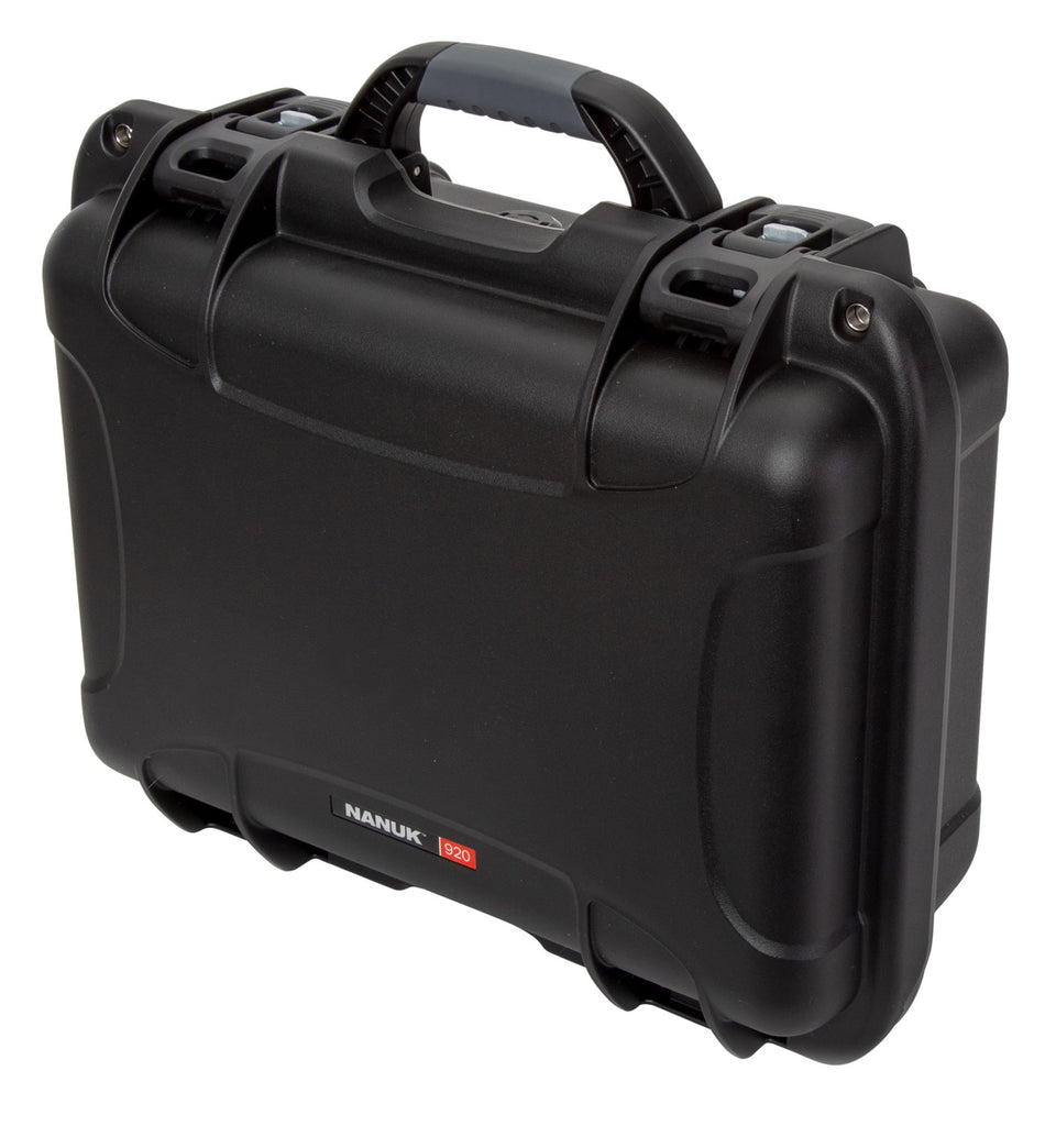 Nanuk 920 Waterproof Black Polymer Hard Case with Foam Padding and Latches
