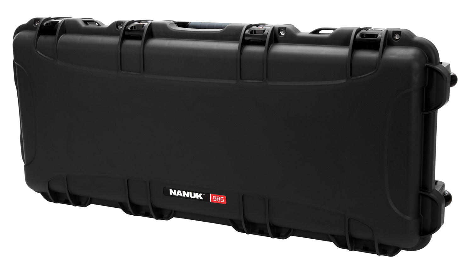 Nanuk 985 AR15 Case Black NK-7 Resin with Foam Padding Wheels and Handle