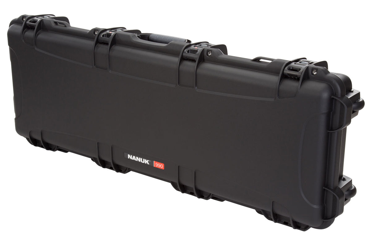 Nanuk 990 47" Black Polymer Hard Case for Tactical Rifles and Takedown Shotguns