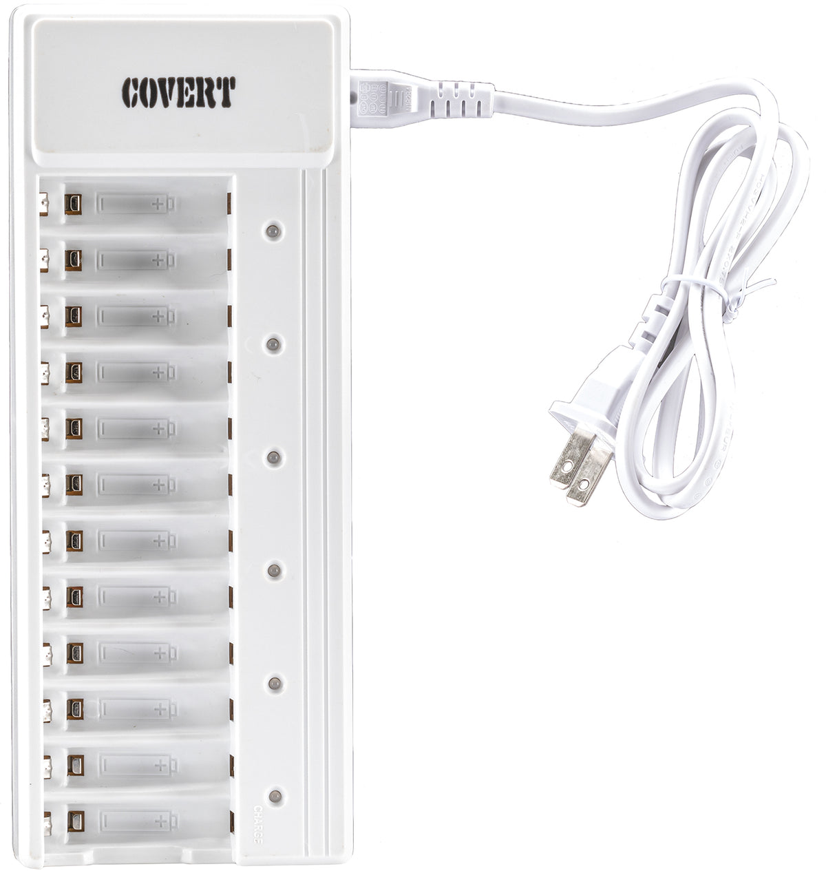 Covert Scouting Cameras 2038 Rapid 12-Bay AA Battery Charger with Charge Indicator