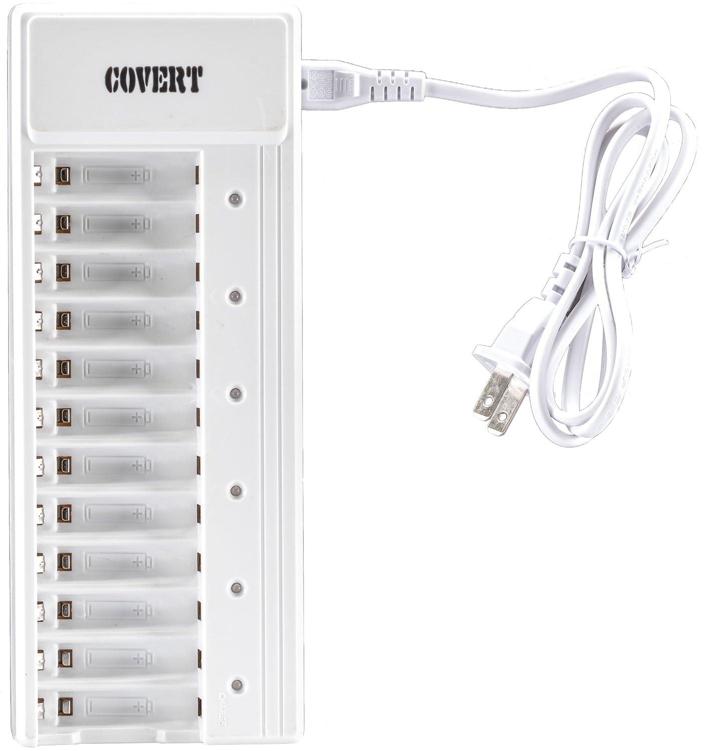 Covert Scouting Cameras 2038 Rapid 12-Bay AA Battery Charger with Charge Indicator