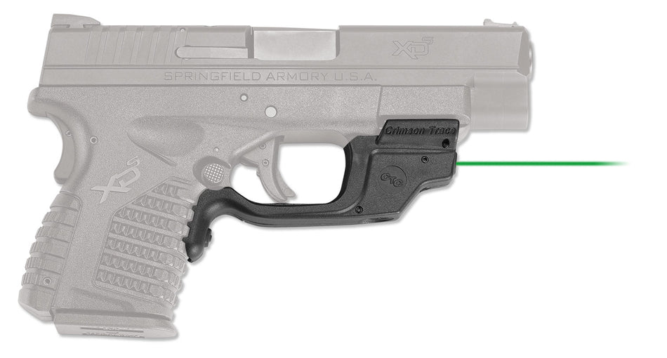 Crimson Trace 0147201 Laserguard Springfield XD-S Green Laser Sight, Black Polymer