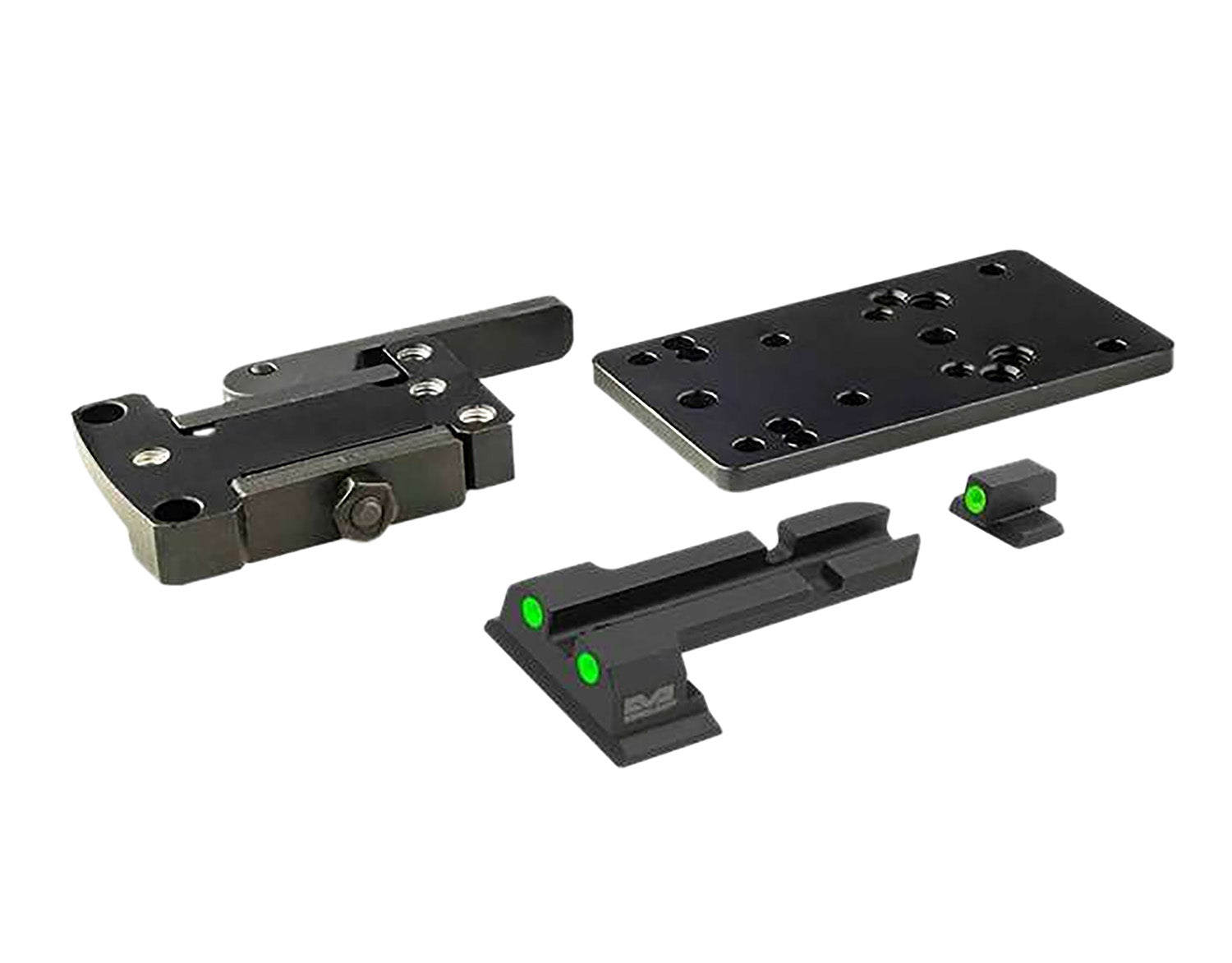 Meprolight USA 88071504 Micro RDS Quick Detach Adapter Kit Black Steel S&W M&P