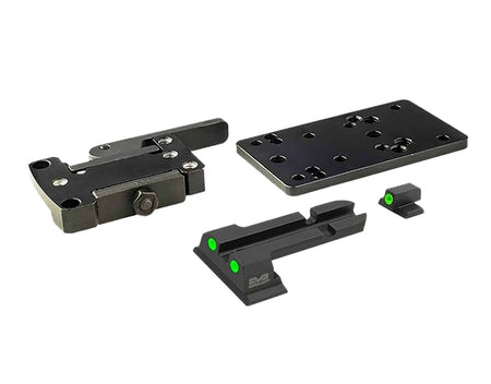 Meprolight USA 88071504 Micro RDS Quick Detach Adapter Kit Black Steel S&W M&P