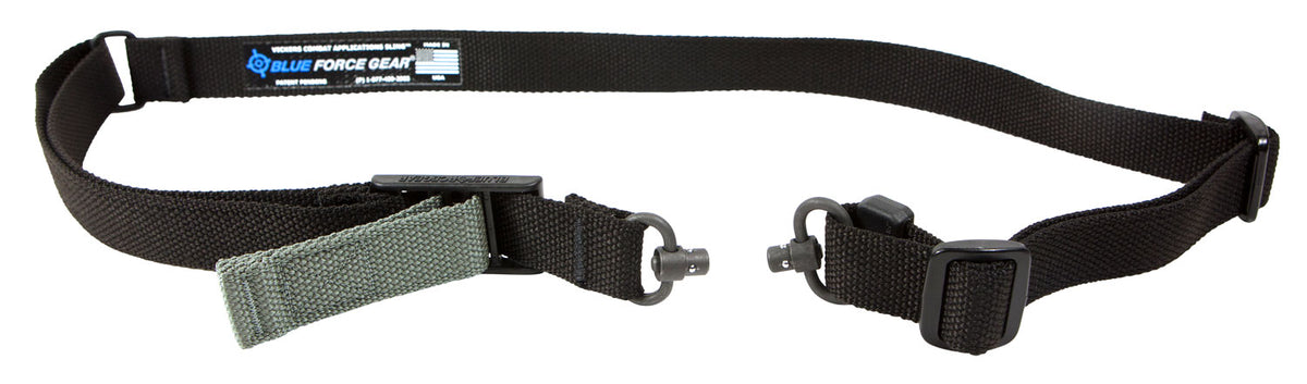 Blue Force Gear VCAS2TO1RED125AABK Vickers 221 Black Cordura Unpadded One-Two Point AR Sling