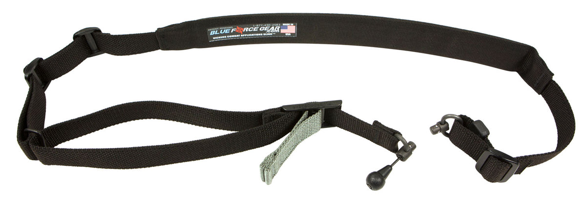 Blue Force Gear VCAS2TO1RED200AABK Vickers 221 Black Cordura Padded One-Two Point AR Sling