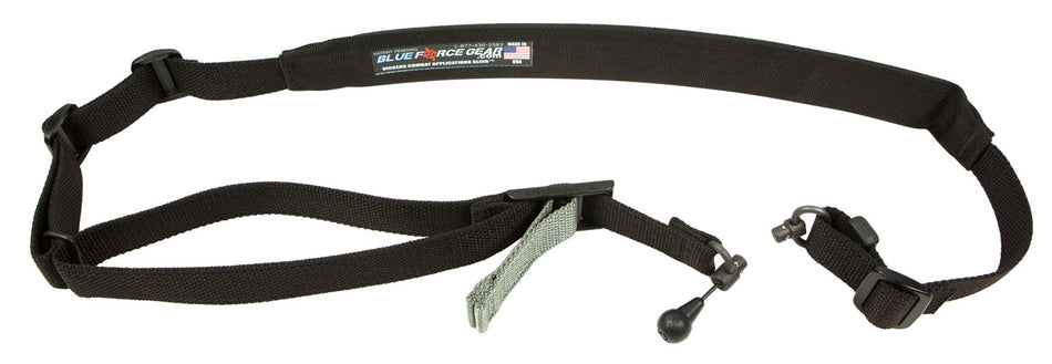 Blue Force Gear VCAS2TO1RED200AABK Vickers 221 Black Cordura Padded One-Two Point AR Sling