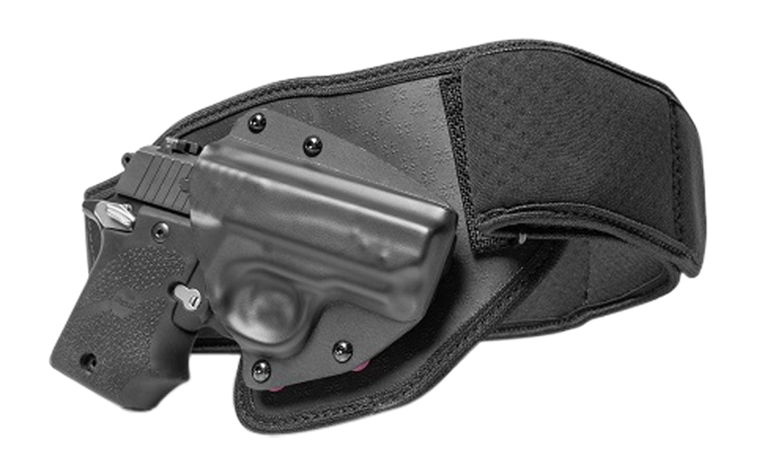 Tactica TTBB0122RHL Belly Band Holster for Ruger LCP Elastic Black Large Right Hand