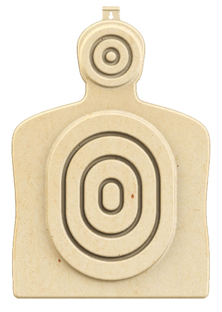 Birchwood Casey 3DTGTBTT 3D Bullseye Torso Target 31.25" H x 21.25" W x 1" D Tan 3 Per Pack