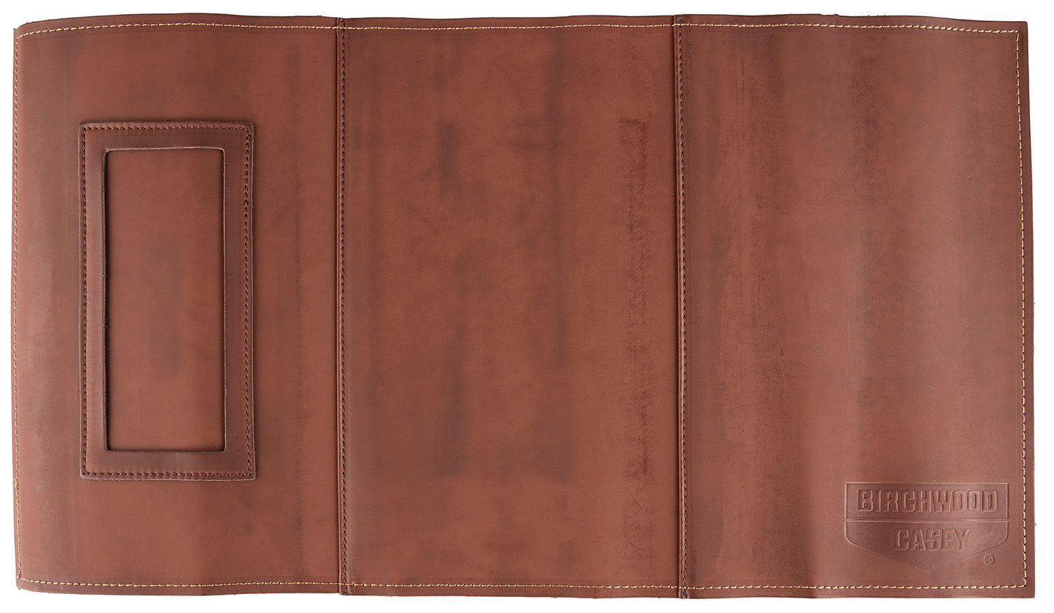 Birchwood Casey 30225 Leather Handgun Service Mat with Integrated Parts Tray 13" x 23.5"
