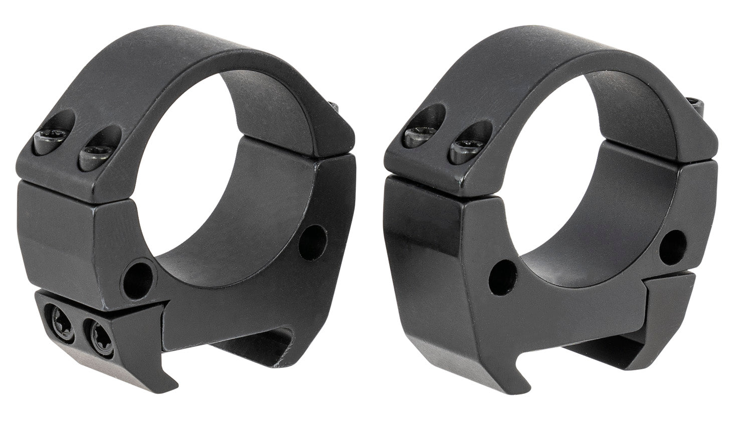 Talley TMS30L Modern Sporting 30mm Low Scope Rings Black Anodized Picatinny Rail 0 MOA