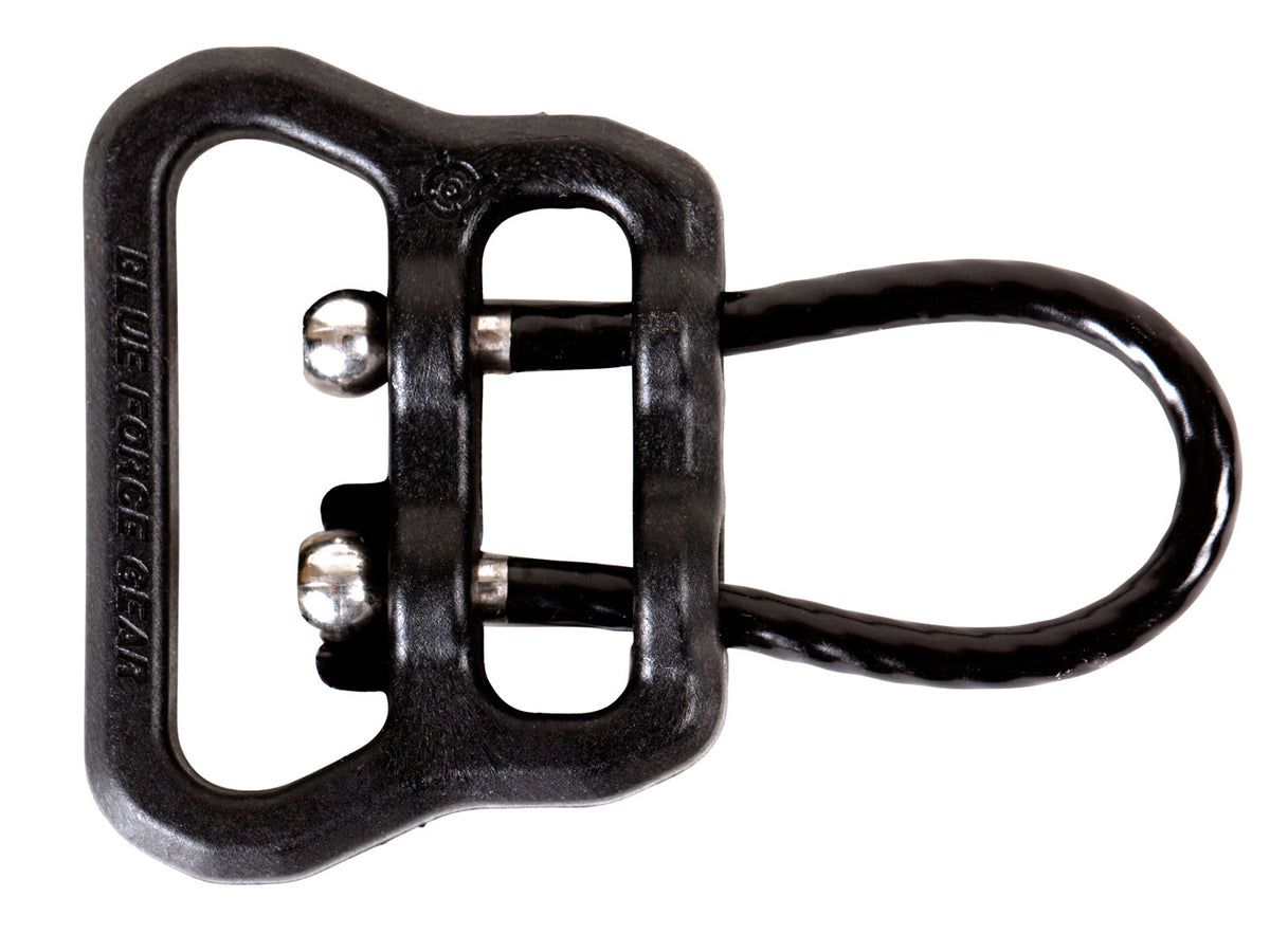 Blue Force Gear UWLUL1125BK ULoop 1.25" Quick-Detach Sling Attachment, Black Nylon/Stainless Steel