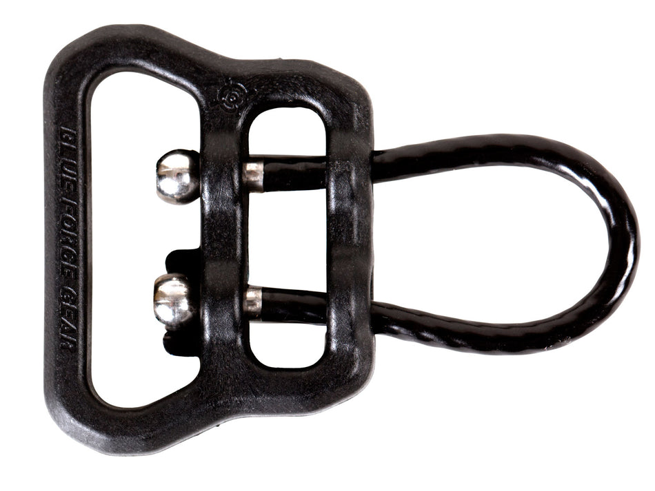 Blue Force Gear UWLUL1125BK ULoop 1.25" Quick-Detach Sling Attachment, Black Nylon/Stainless Steel