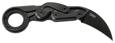 CRKT 4042 Provoke First Responder Folding Karambit 2.41" Black TiN D2 Steel Blade