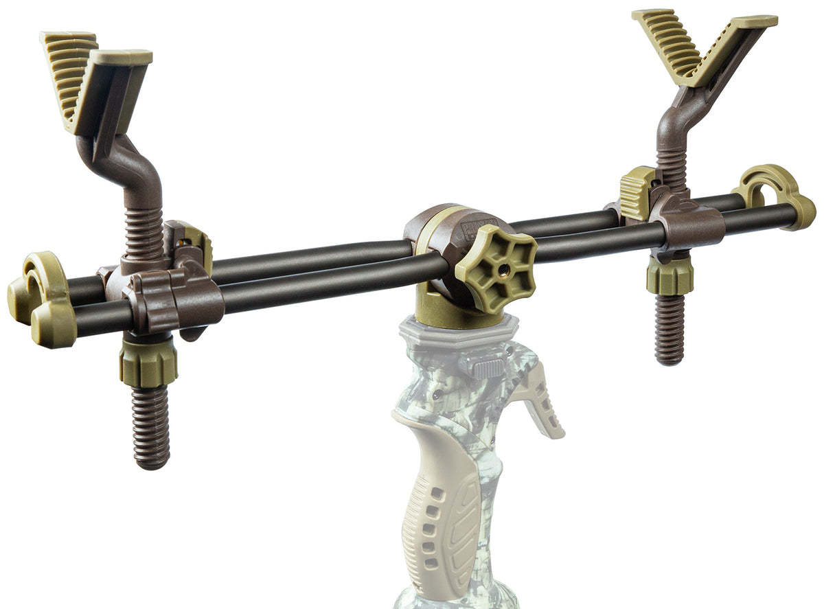 Primos 6580 2-Point Gun Rest for Tripods, Black