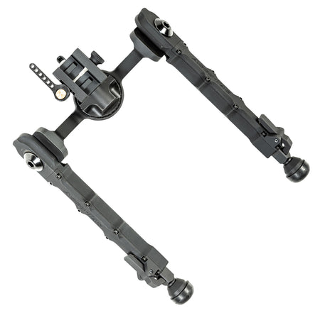 Accu-Tac FCSRBG200 FC-5 G2 Bipod 6"-10.60" Adjustment Black Hardcoat Anodized Aluminum