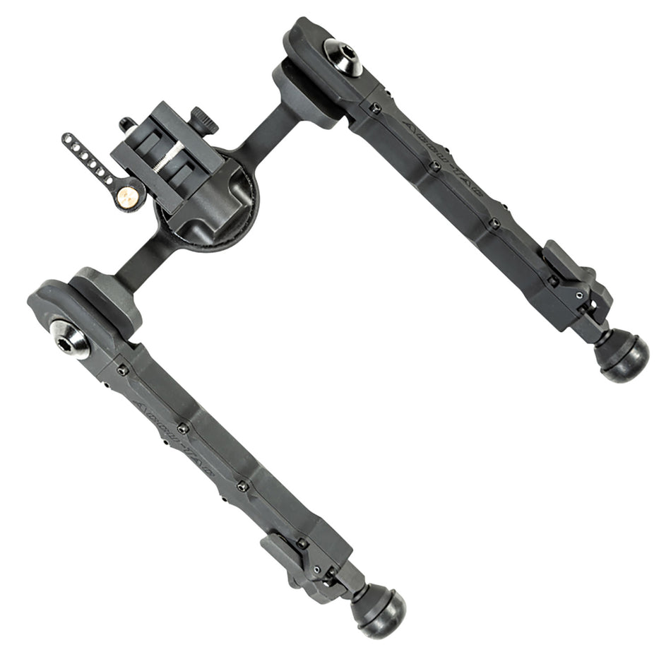 Accu-Tac FCSRBG200 FC-5 G2 Bipod 6"-10.60" Adjustment Black Hardcoat Anodized Aluminum