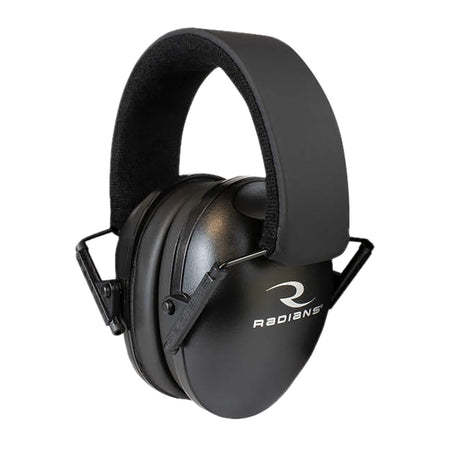 Radians LSO100CS Lowset Passive Earmuff 21 dB Over-the-Head Black Adult 1 Pair