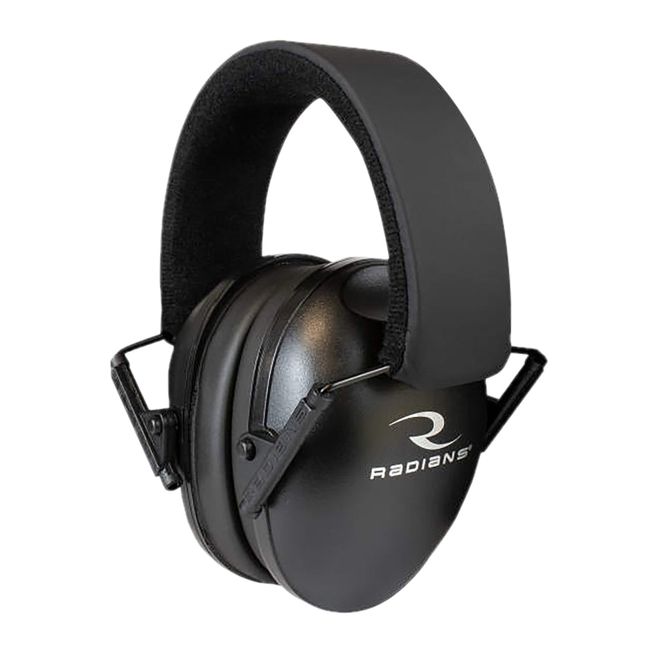 Radians LSO100CS Lowset Passive Earmuff 21 dB Over-the-Head Black Adult 1 Pair
