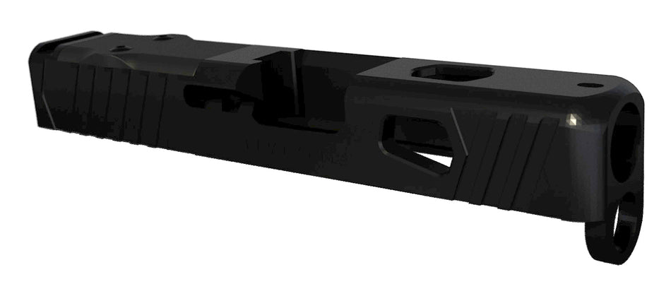 Rival Arms RA10G604A Precision Slide A1 for Glock 26 Gen3-4 Docter Cut Black QPQ 17-4 Stainless Steel