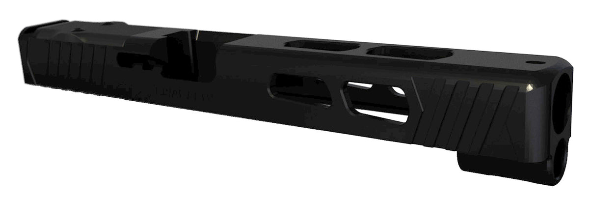 Rival Arms RA10G705A Precision Slide A1 for Glock 34 Gen3 Docter Cut Black QPQ 17-4 Stainless Steel