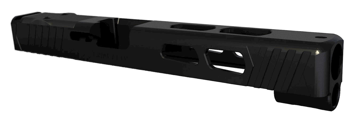 Rival Arms RA10G705A Precision Slide A1 for Glock 34 Gen3 Docter Cut Black QPQ 17-4 Stainless Steel