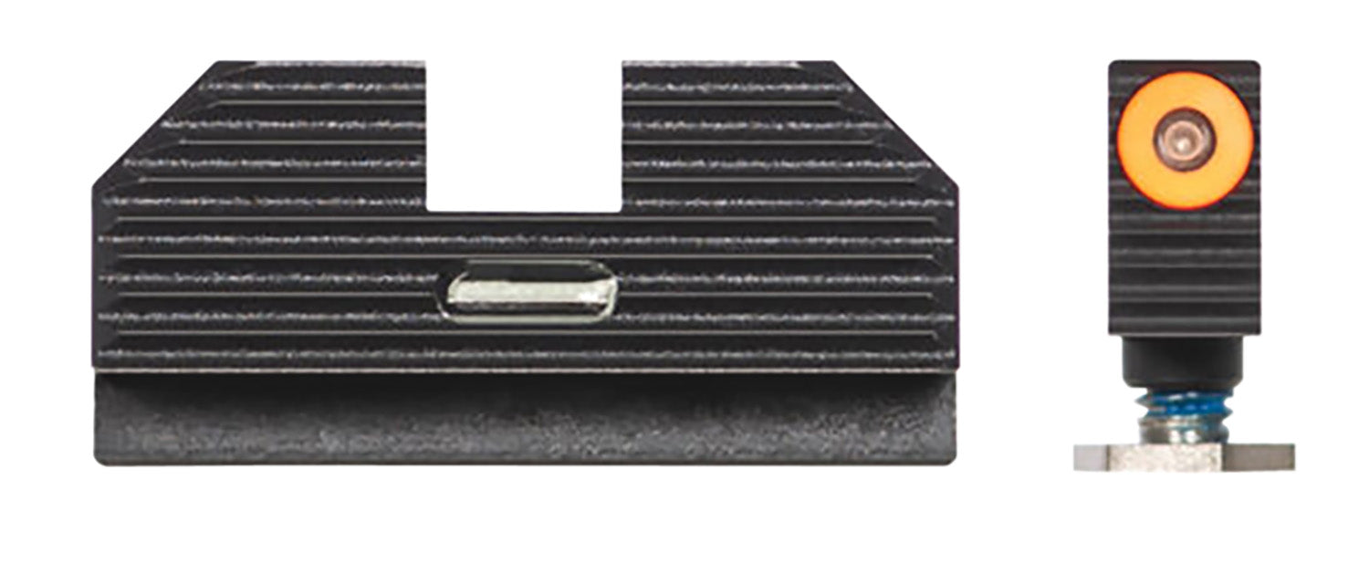 Night Fision GLK001010OGXG Costa Ludus Night Sights for Glock 17/19 Green/Orange Front & Green Tritium Bar Rear