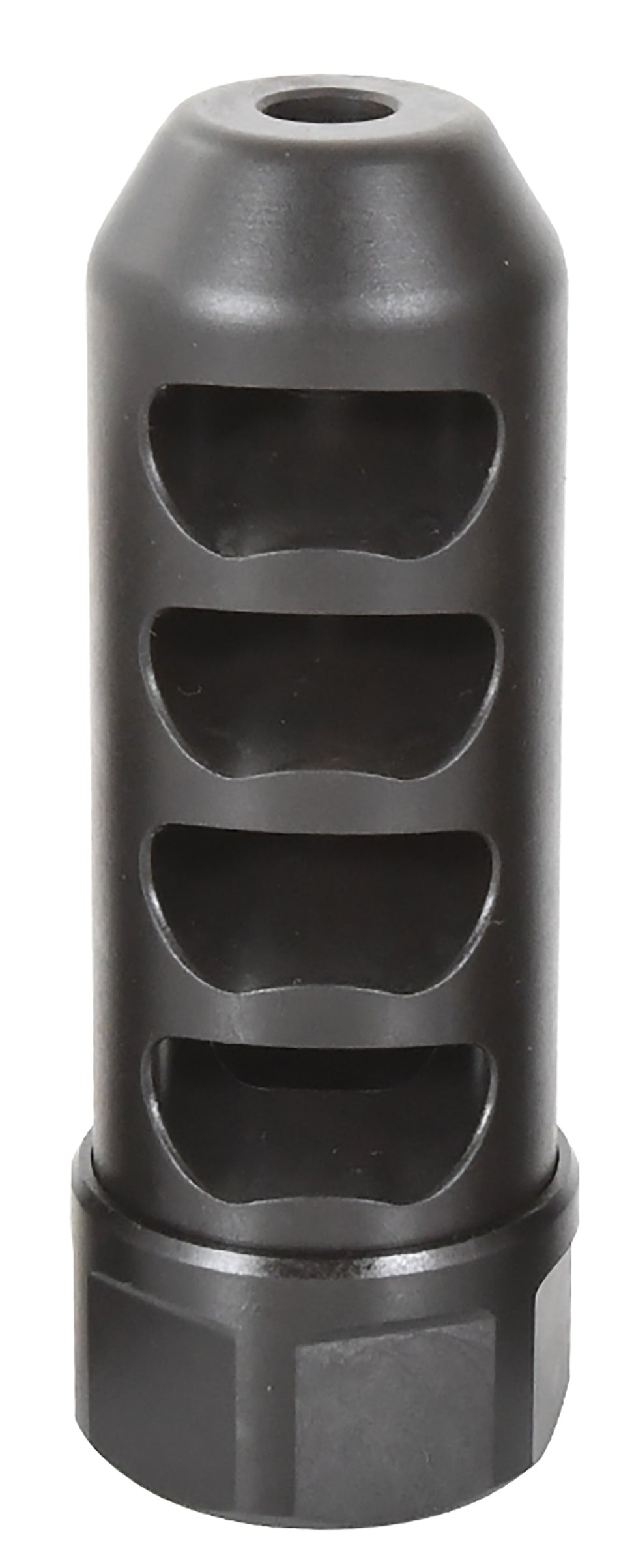 American Precision Arms G2F5838N Gen 2 Fat Bastard Self-Timing Muzzle Brake Black Nitride Stainless 5/8"-24 tpi for .338 Cal