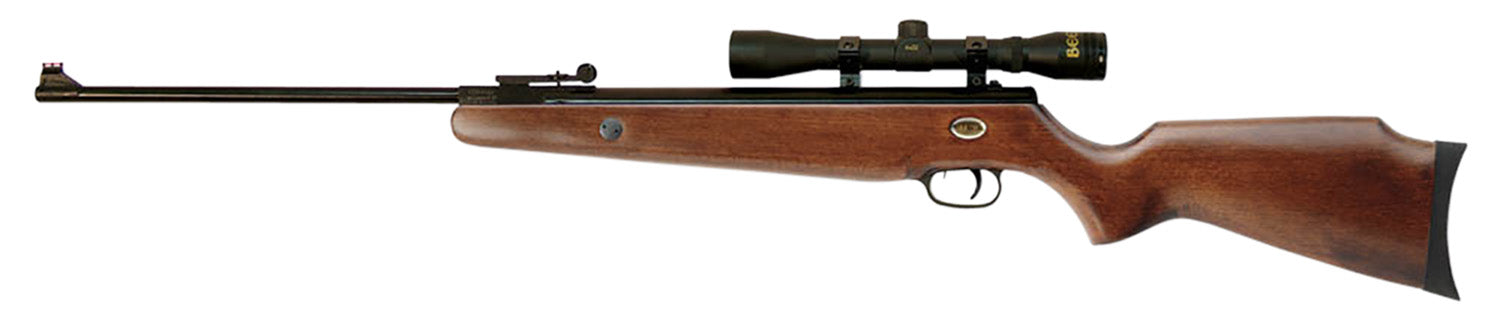 Beeman Teton Combo Spring Piston .177 Pellet Air Rifle with 4x32mm Scope Hardwood Stock