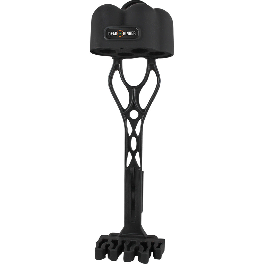 Dead Ringer Quick Fire 4-Arrow Quiver Black with Quick Detach and Nylon Reinforced Frame