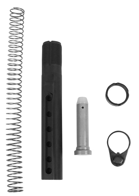LBE Unlimited CBUFKIT Commercial Buffer Tube Kit 6-Position AR-15 Black