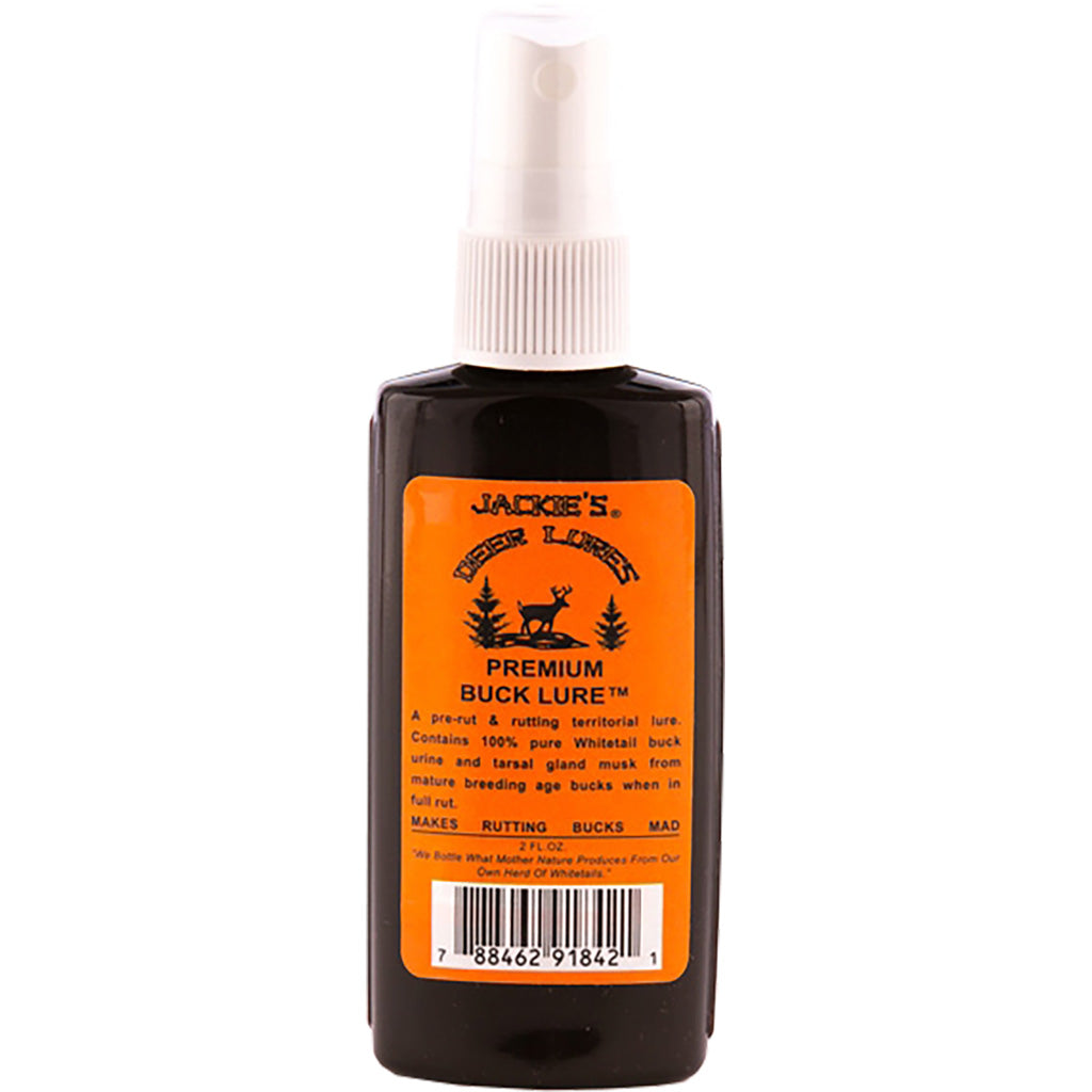Jackie's Premium Buck Rut Urine with Sprayer 2 oz.
