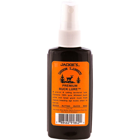 Jackie's Premium Buck Rut Urine with Sprayer 2 oz.