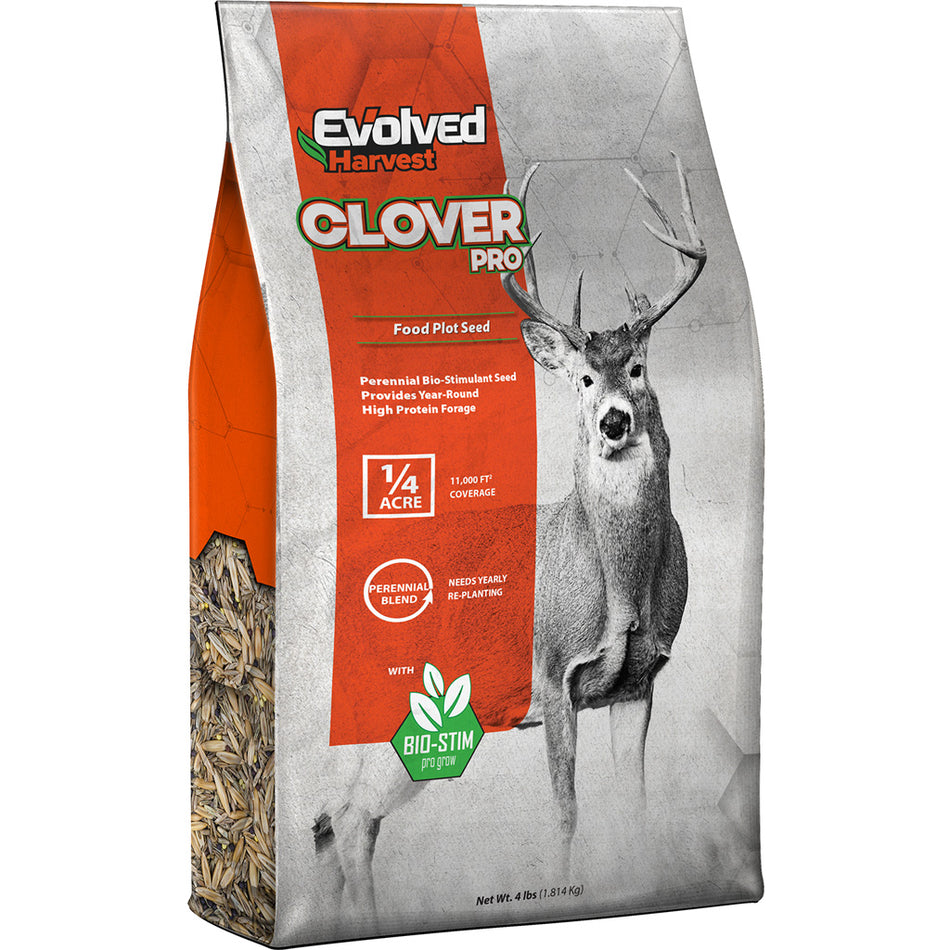 Evolved Clover Pro Perennial Clover Food Plot Seed 4 lb.