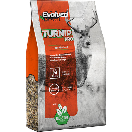 Evolved Turnip Pro Annual Turnip Food Plot Seed 2.5 lb.