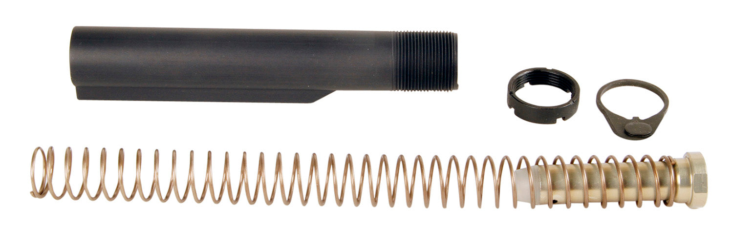 LBE Unlimited MILBUFKTCG Mil-Spec Buffer Tube Kit 6-Position AR-15 Gray