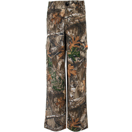 Habit Youth Bear Cave 6 Pocket Camo Cargo Pant Realtree Edge Youth Medium